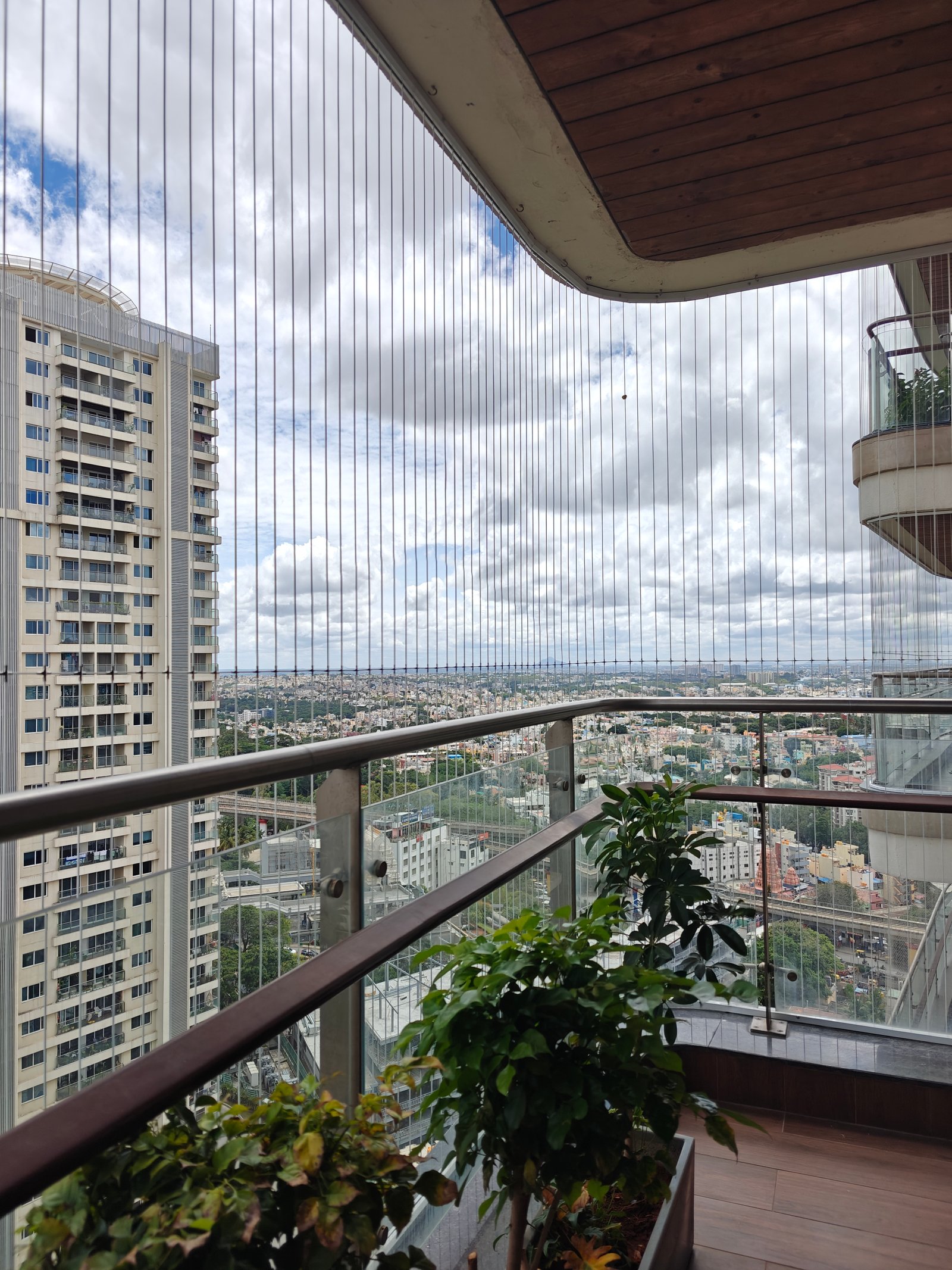Invisible Grill for Balcony